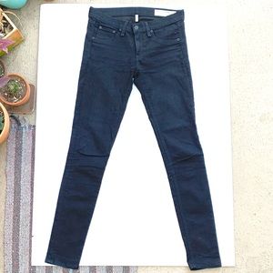 Rag & Bone dark blue black leggings